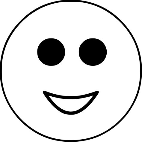 emoji faces black and white